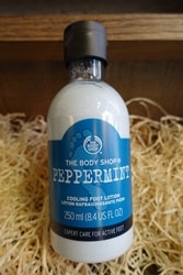 Peppermint footcare on the camino