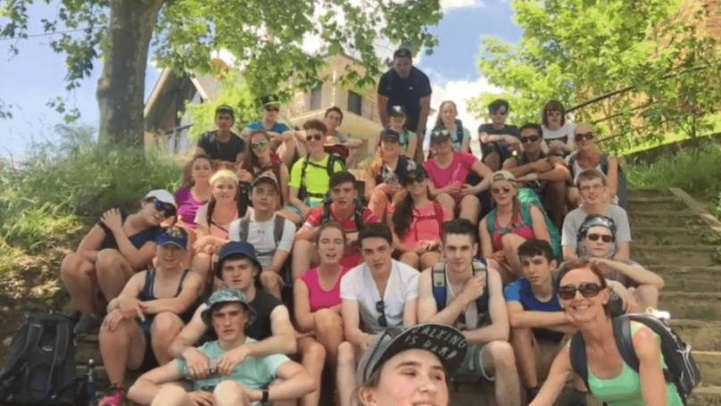 Educamino School Trip posing for Camera