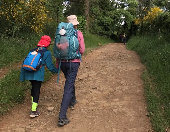 Camino mother and son