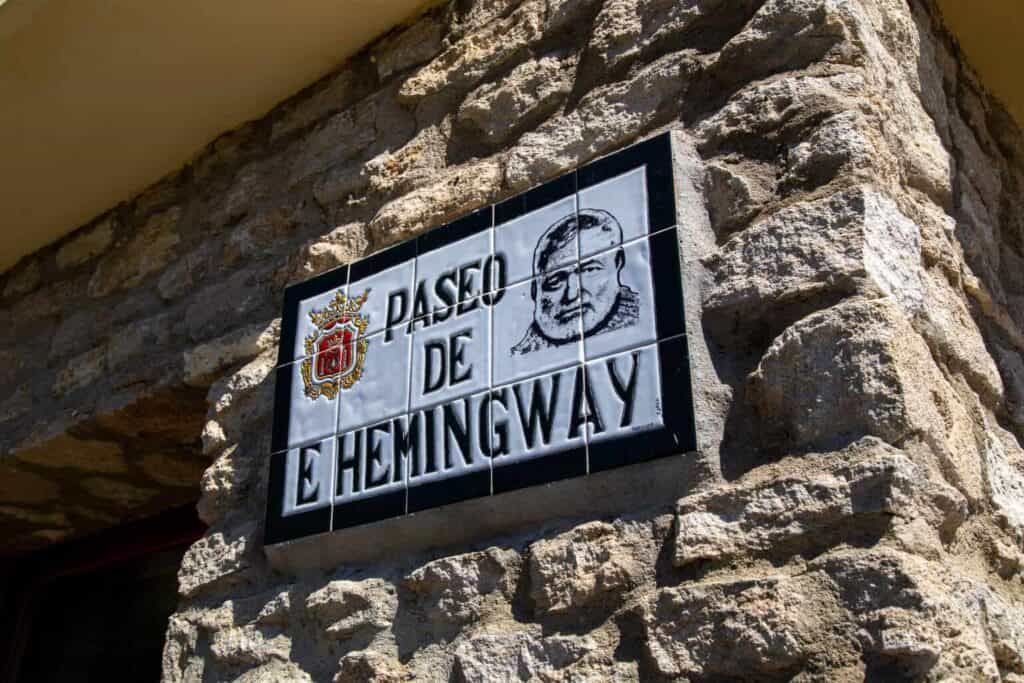 Paseo de hemingway