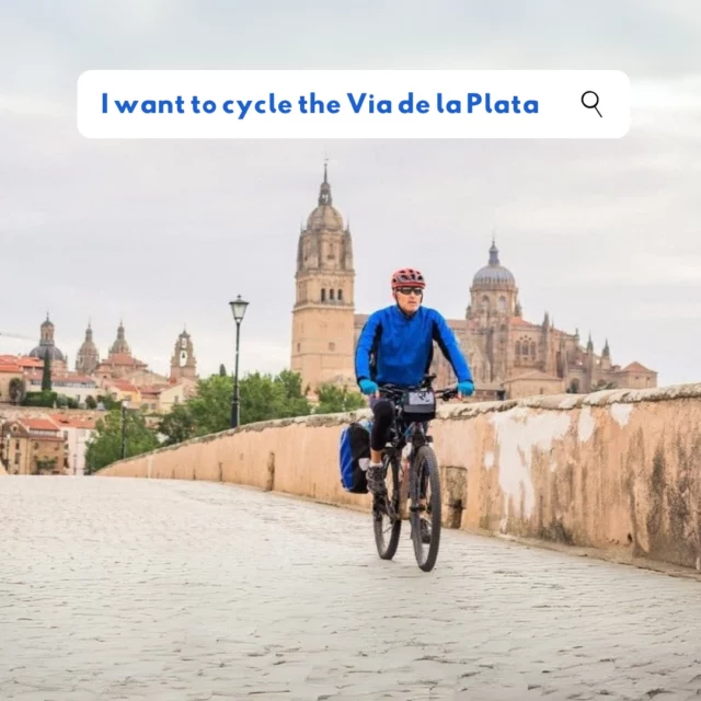 New adventure alert! We’re now offering cycling the Via de la Plata, one of Spain’s most epic and lesser-known Camino routes. Ride through history, challenge yourself, and experience the Camino from a whole new perspective. Ready to pedal your way to Santiago? DM us to get a quote! 🚴‍♂️✨ #FollowtheCamino #CaminodeSantiago #pilgrimlife #TravelToSpain #SantiagodeCompostela #travelinspiration #VíadelaPlata